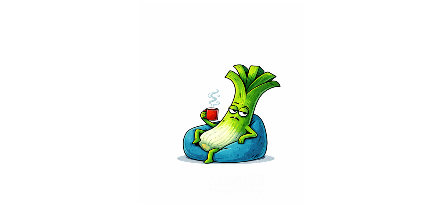 Larry the Lazy Leek