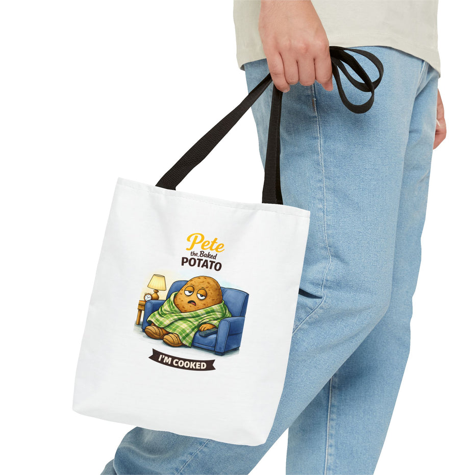 Pete the Baked Potato | Funny Vegetable Tote Bag