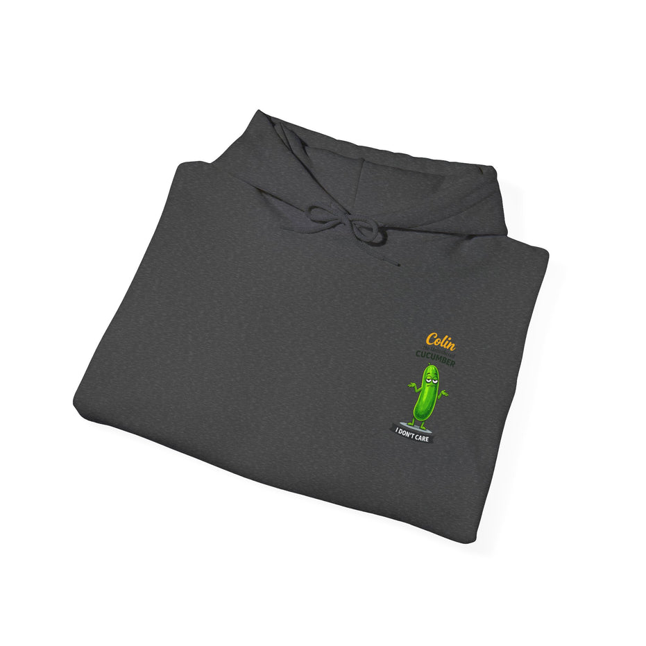 Colin the Unbothered Cucumber | Funny Vegetable Hoodie