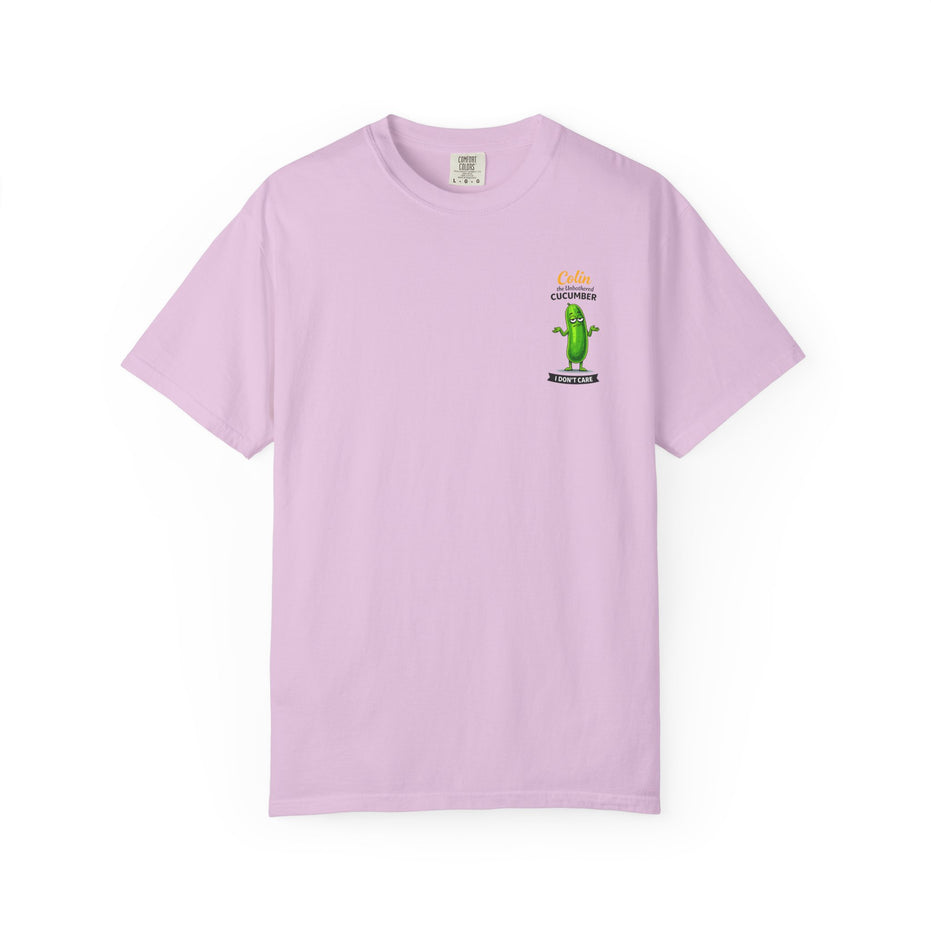 Colin the Unbothered Cucumber | Funny Vegetable T Shirt