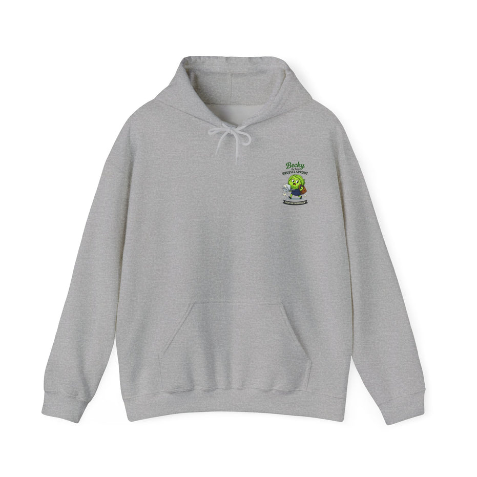 Becky the Busy Brussel Sprout | Funny Vegetable Hoodie
