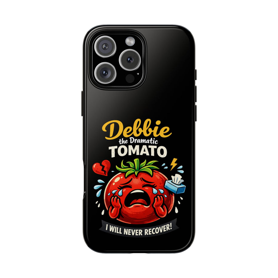 Debbie the Dramatic Tomato Phone Case — Funny Cute Protective iPhone Cover