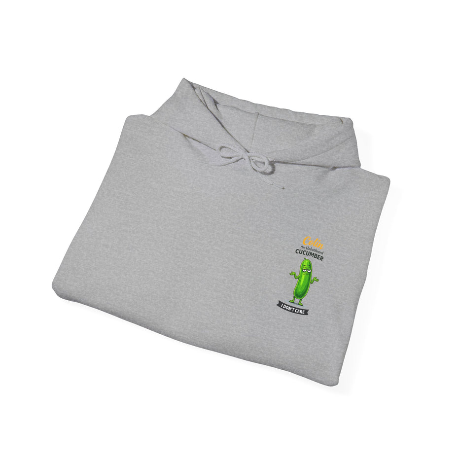 Colin the Unbothered Cucumber | Funny Vegetable Hoodie