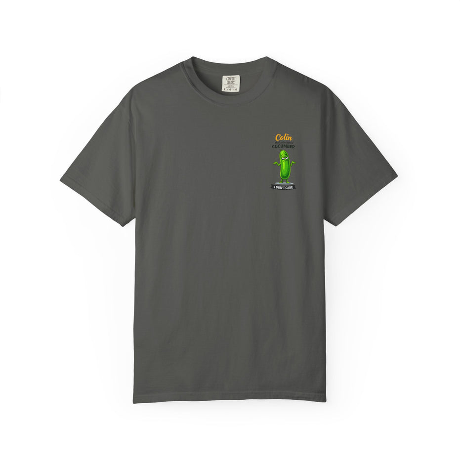 Colin the Unbothered Cucumber | Funny Vegetable T Shirt