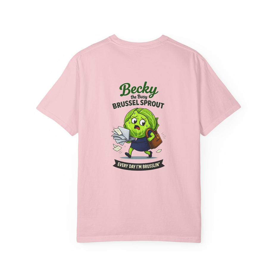 Becky the Busy Brussel Sprout | Funny Vegetable T Shirt