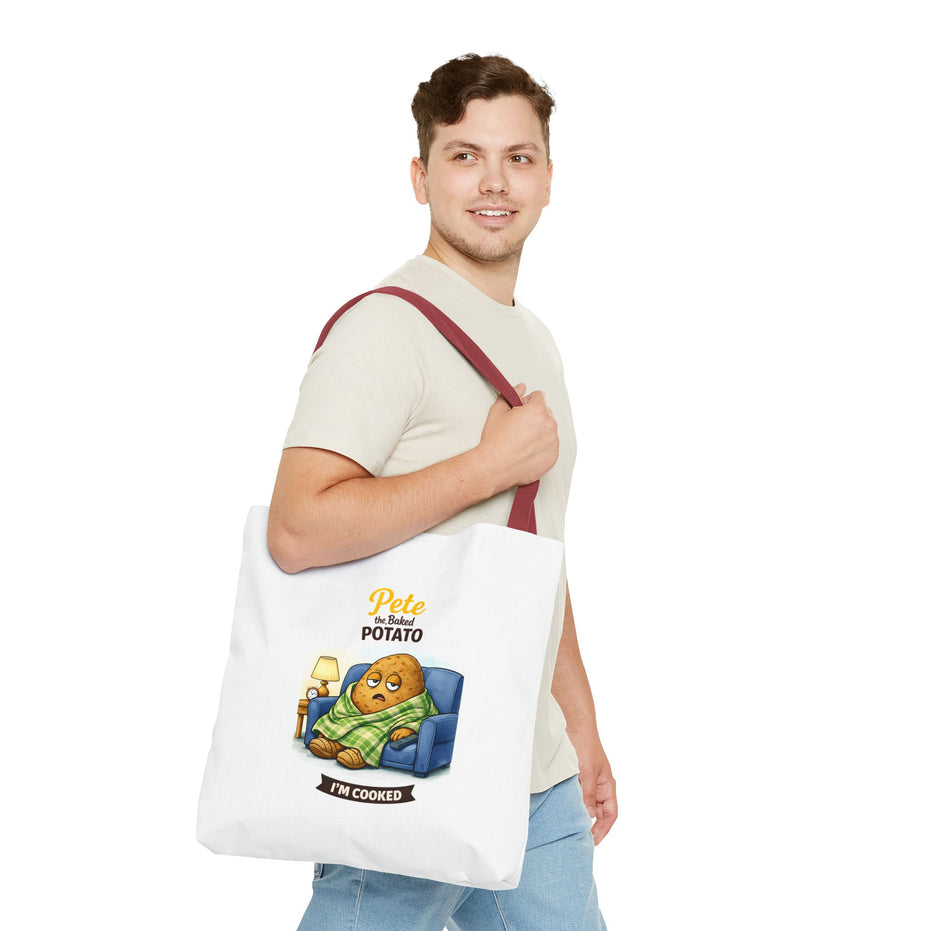 Pete the Baked Potato | Funny Vegetable Tote Bag