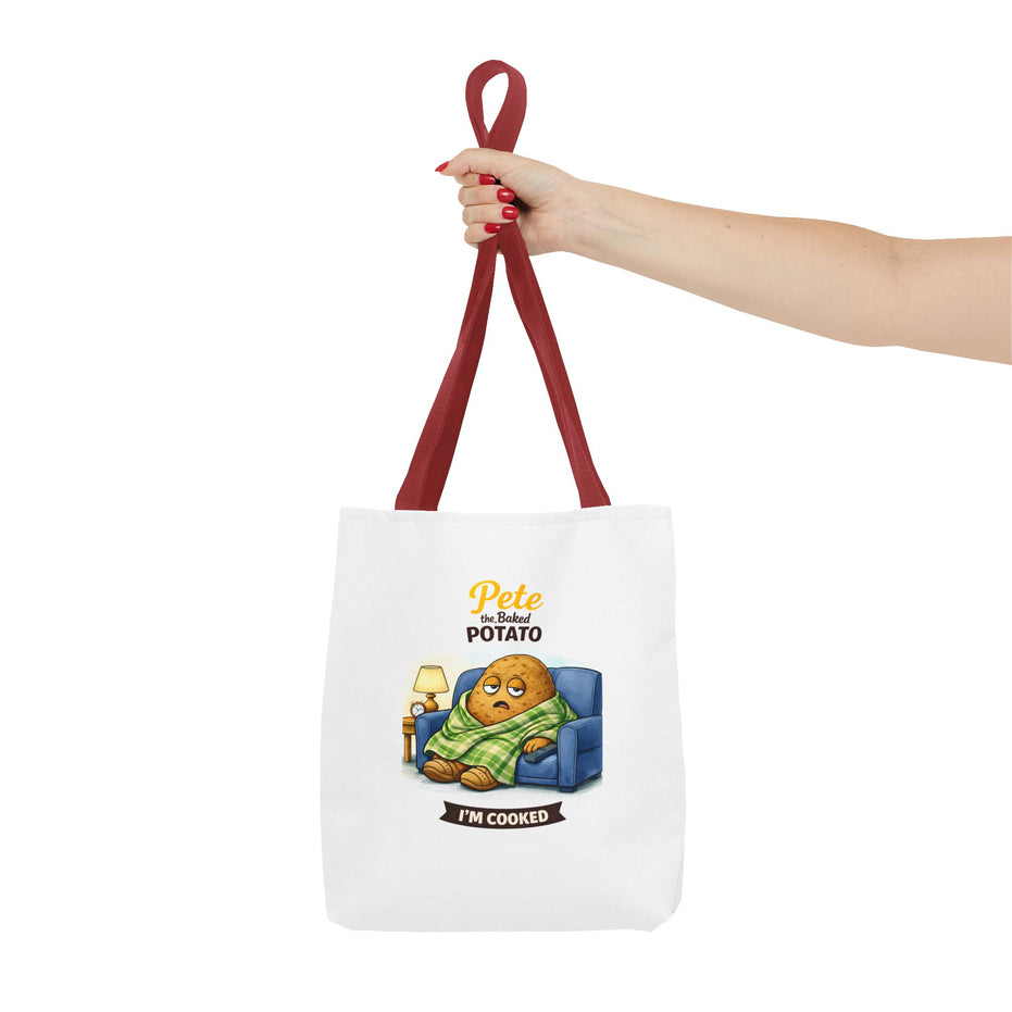 Pete the Baked Potato | Funny Vegetable Tote Bag