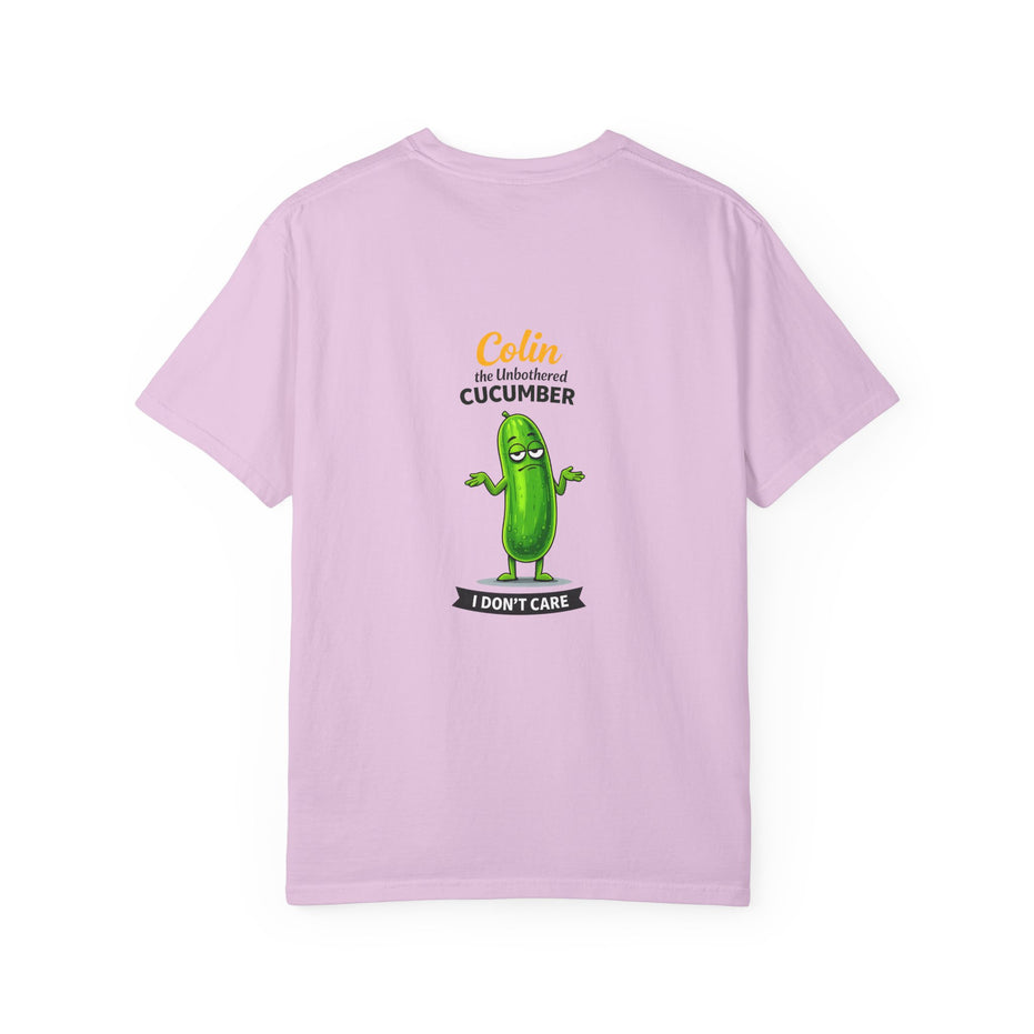 Colin the Unbothered Cucumber | Funny Vegetable T Shirt