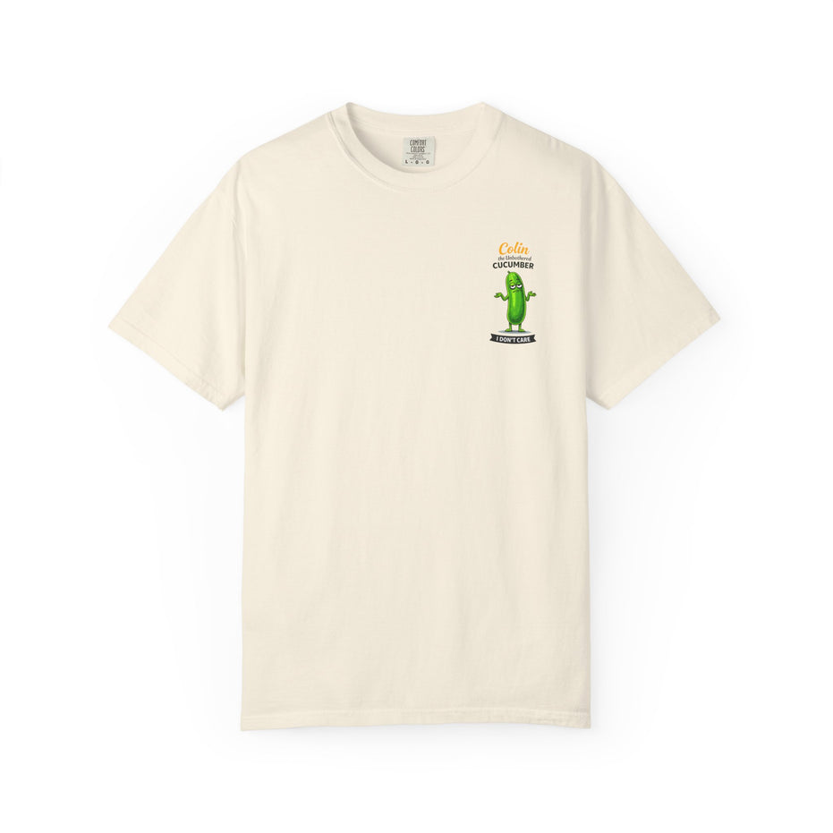 Colin the Unbothered Cucumber | Funny Vegetable T Shirt