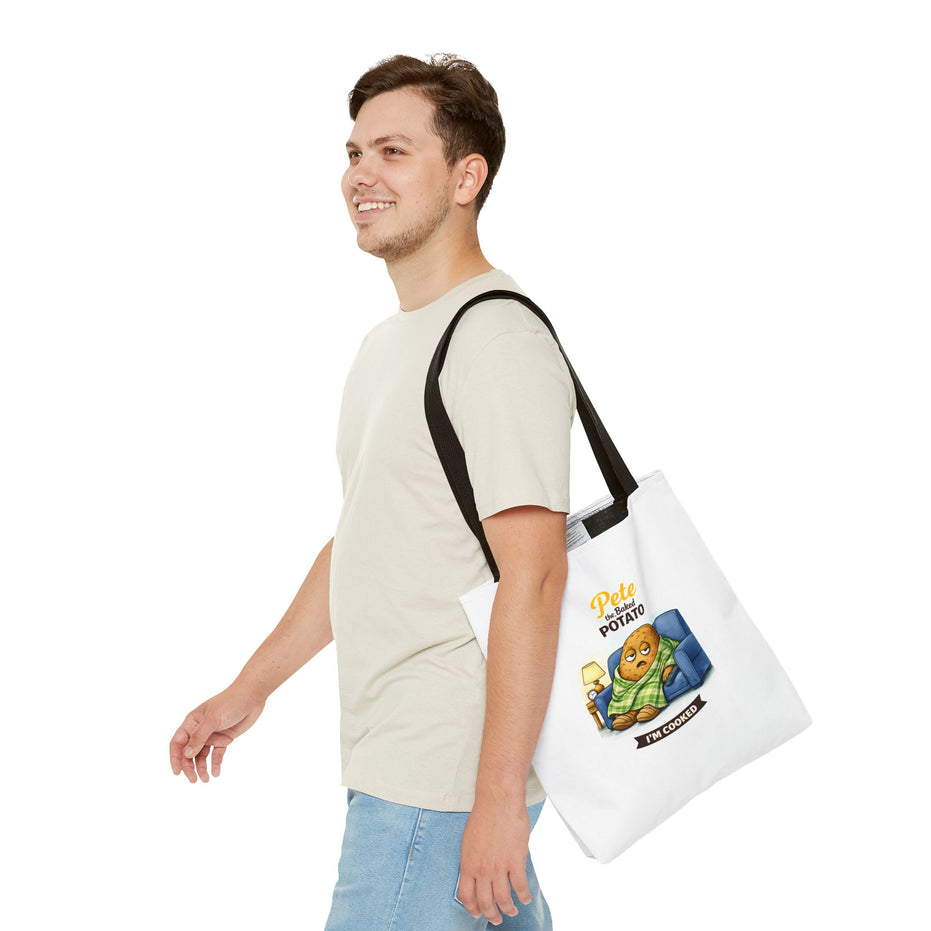 Pete the Baked Potato | Funny Vegetable Tote Bag