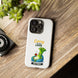 Cute 'Larry the Lazy Leek' Phone Case – Funny Vegetable Cartoon Tough Case, 