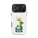 Cute 'Larry the Lazy Leek' Phone Case – Funny Vegetable Cartoon Tough Case, 