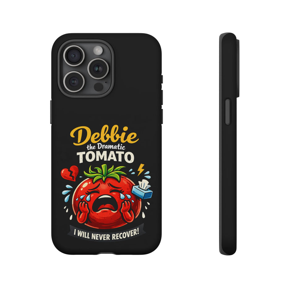 Debbie the Dramatic Tomato Phone Case — Funny Cute Protective iPhone Cover