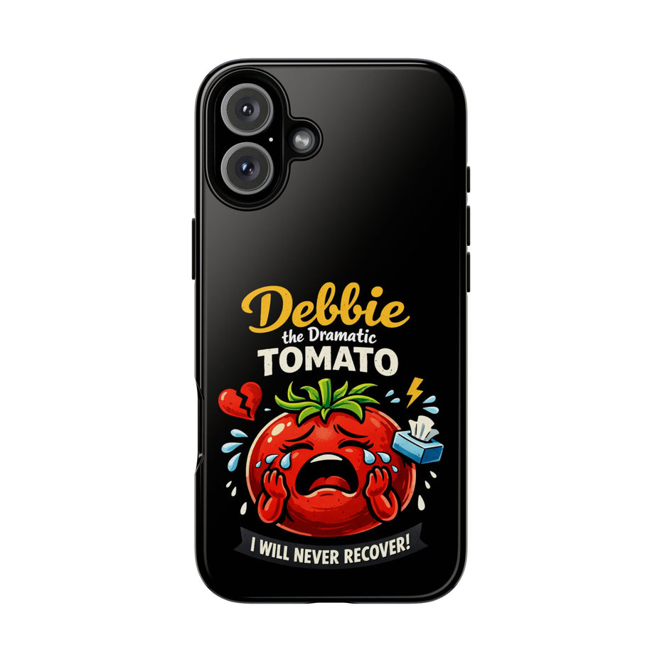 Debbie the Dramatic Tomato Phone Case — Funny Cute Protective iPhone Cover
