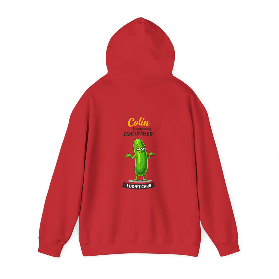 Colin the Unbothered Cucumber | Funny Vegetable Hoodie