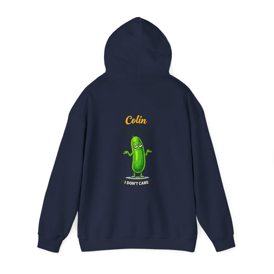 Colin the Unbothered Cucumber | Funny Vegetable Hoodie