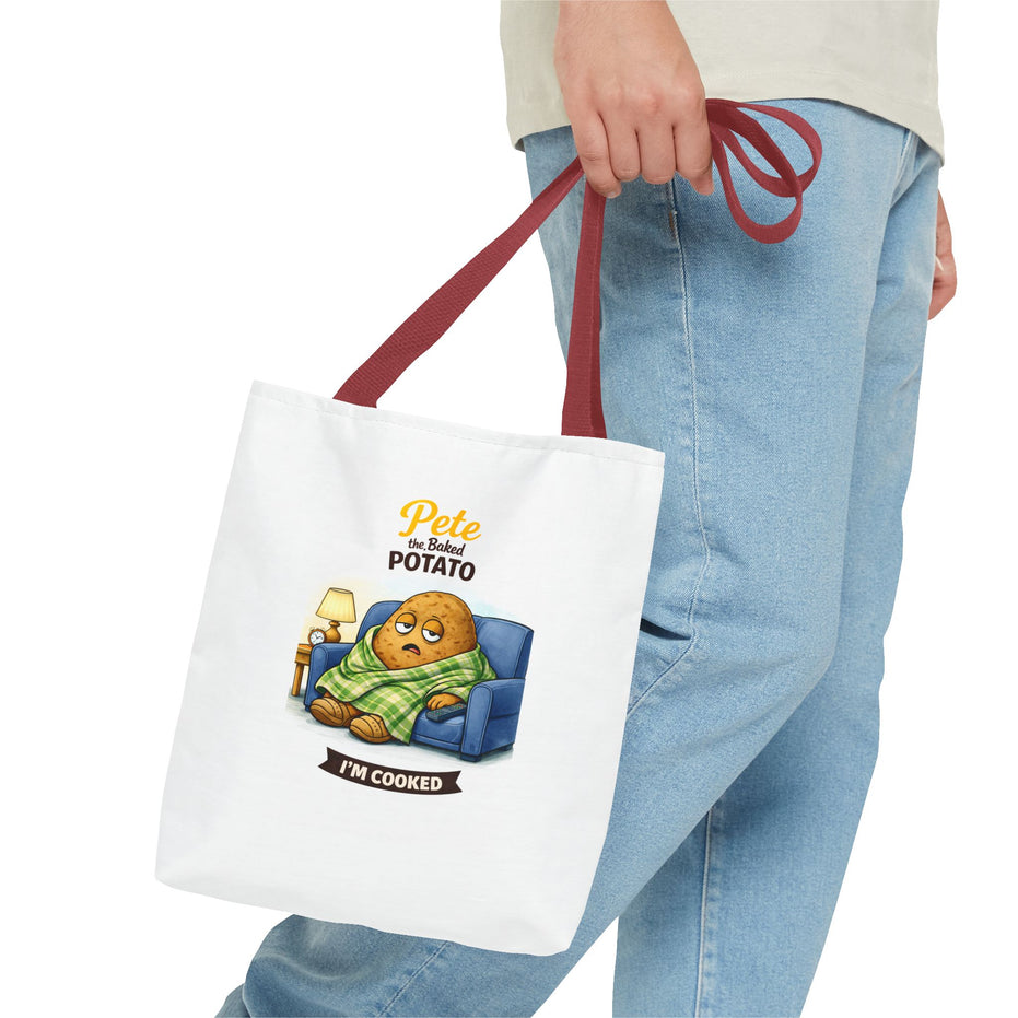 Pete the Baked Potato | Funny Vegetable Tote Bag