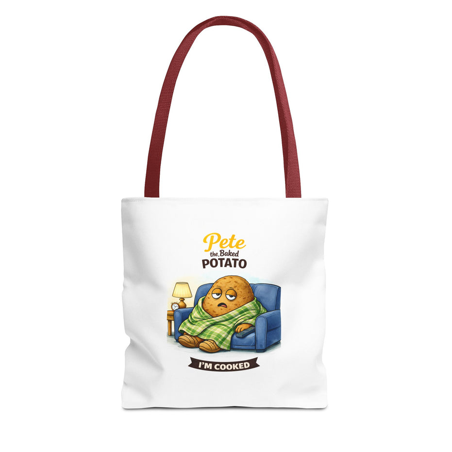 Pete the Baked Potato | Funny Vegetable Tote Bag