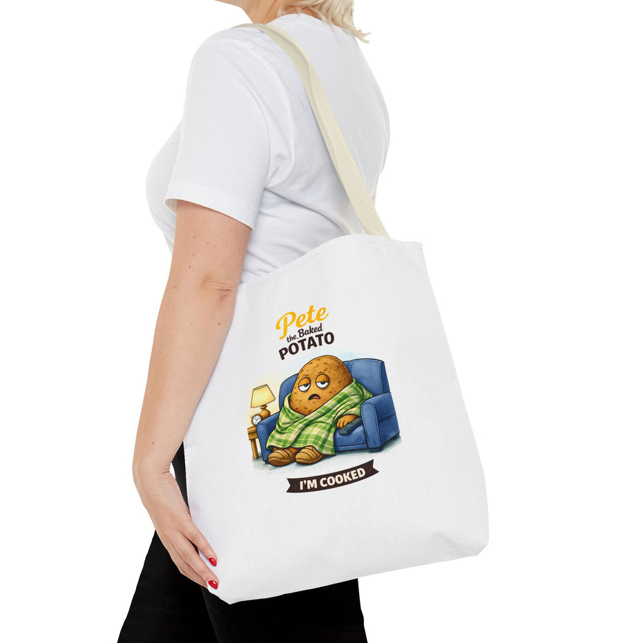 Pete the Baked Potato | Funny Vegetable Tote Bag