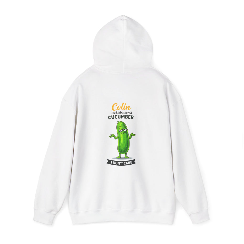 Colin the Unbothered Cucumber | Funny Vegetable Hoodie