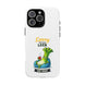 Cute 'Larry the Lazy Leek' Phone Case – Funny Vegetable Cartoon Tough Case, 