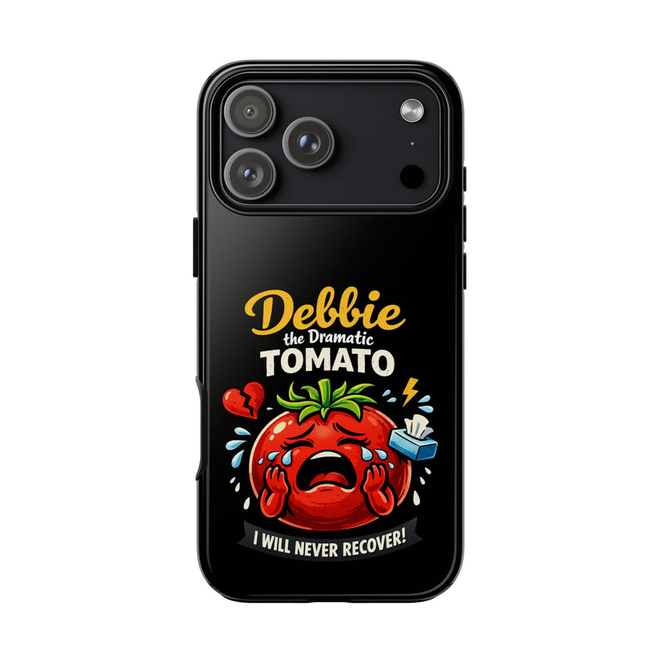 Debbie the Dramatic Tomato Phone Case — Funny Cute Protective iPhone Cover