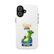 Cute 'Larry the Lazy Leek' Phone Case – Funny Vegetable Cartoon Tough Case, 