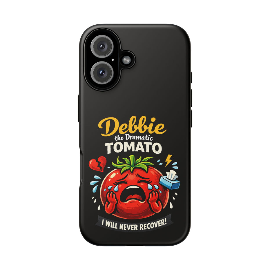 Debbie the Dramatic Tomato Phone Case — Funny Cute Protective iPhone Cover