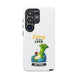 Cute 'Larry the Lazy Leek' Phone Case – Funny Vegetable Cartoon Tough Case, 