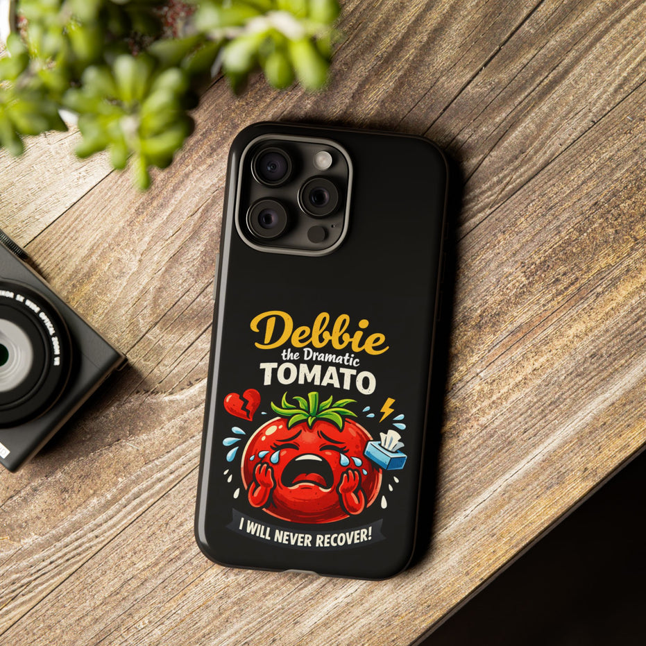 Debbie the Dramatic Tomato Phone Case — Funny Cute Protective iPhone Cover