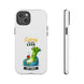 Cute 'Larry the Lazy Leek' Phone Case – Funny Vegetable Cartoon Tough Case, 