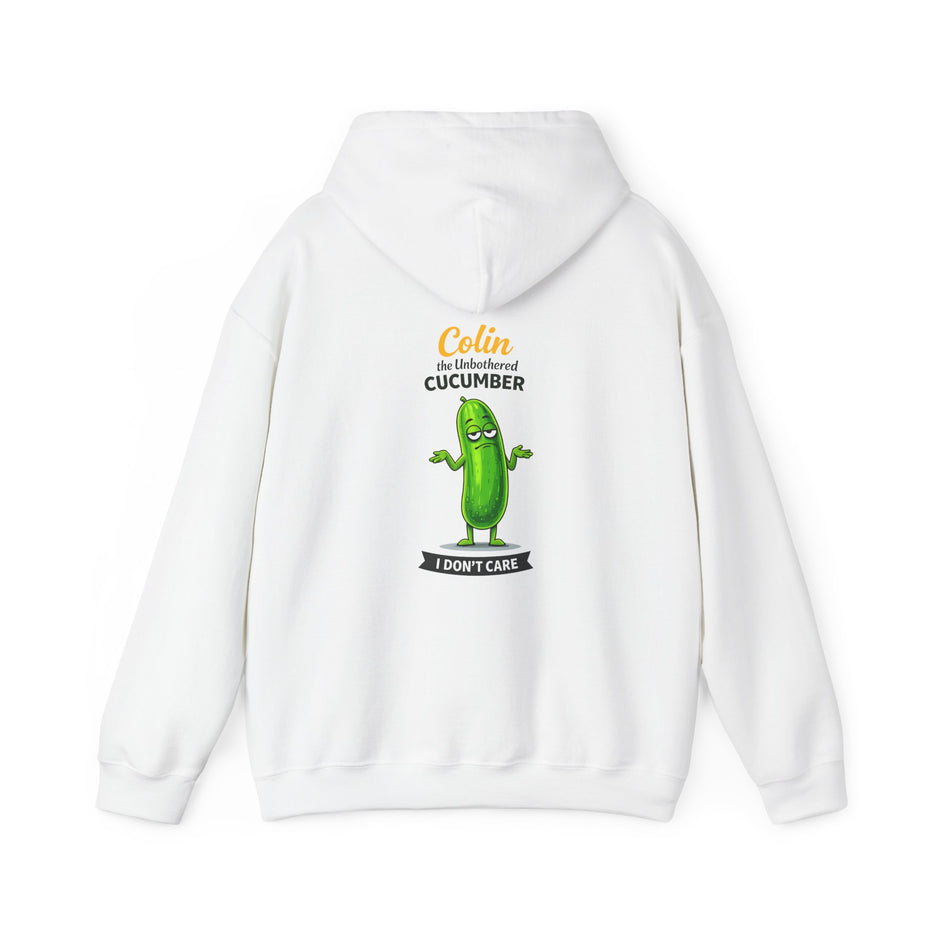 Colin the Unbothered Cucumber | Funny Vegetable Hoodie