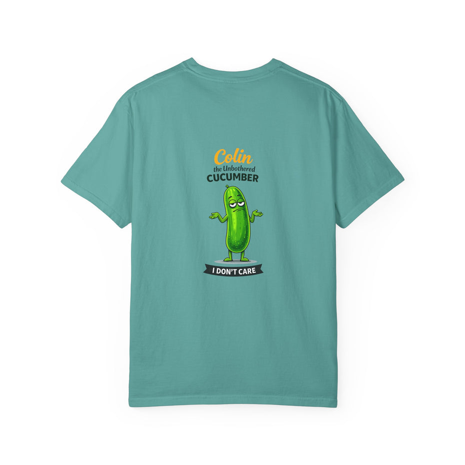 Colin the Unbothered Cucumber | Funny Vegetable T Shirt