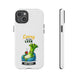 Cute 'Larry the Lazy Leek' Phone Case – Funny Vegetable Cartoon Tough Case, 