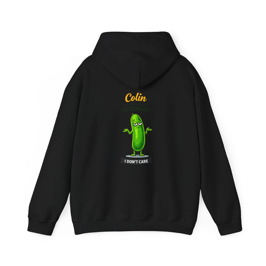 Colin the Unbothered Cucumber | Funny Vegetable Hoodie