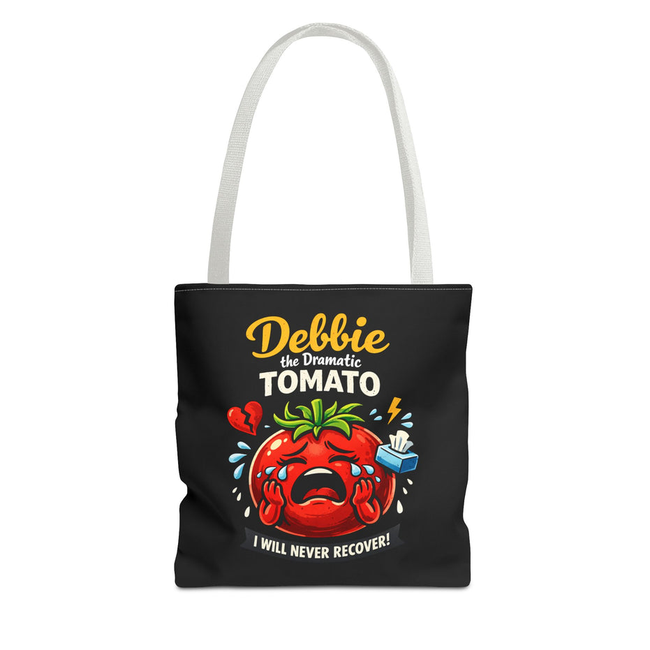 Debbie the Dramatic Tomato Tote Bag — Funny Grocery/Market Shopper Gift
