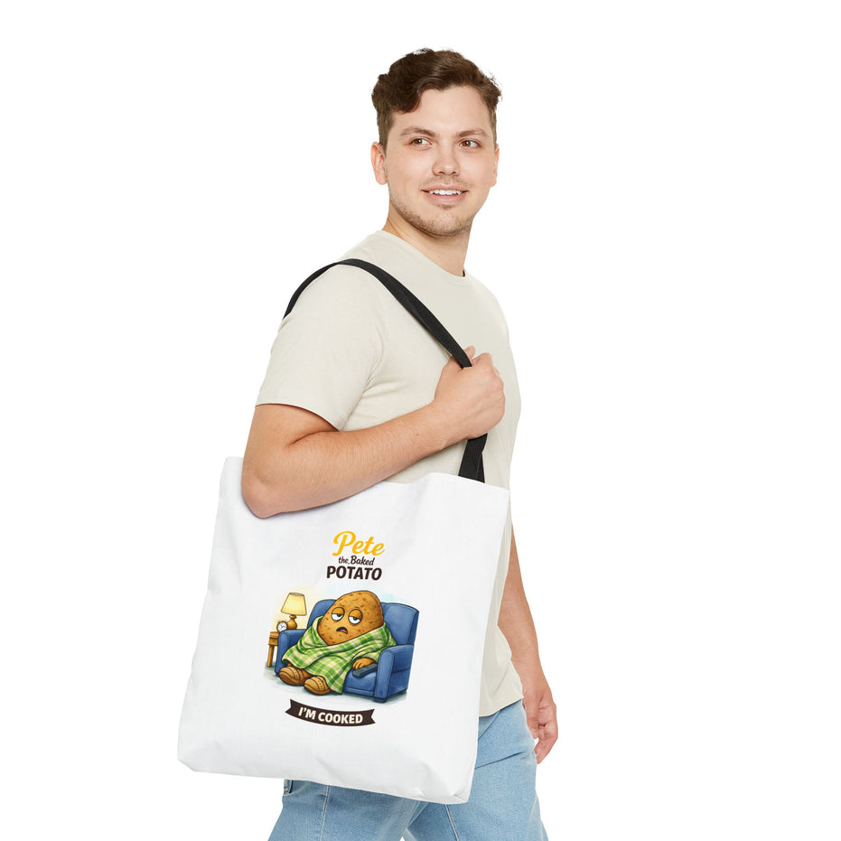 Pete the Baked Potato | Funny Vegetable Tote Bag