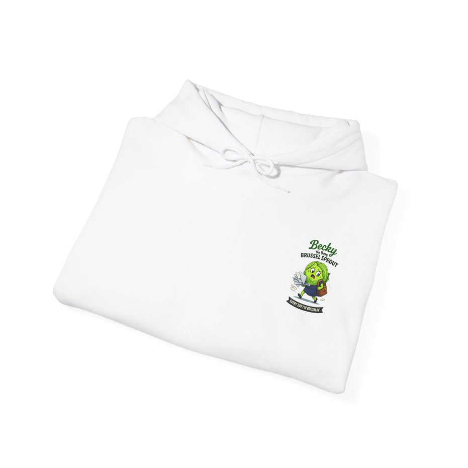 Becky the Busy Brussel Sprout | Funny Vegetable Hoodie