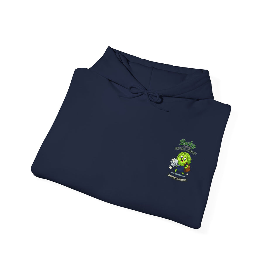 Becky the Busy Brussel Sprout | Funny Vegetable Hoodie