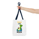 Larry the Lazy Leek | Funny Vegetable Tote Bag