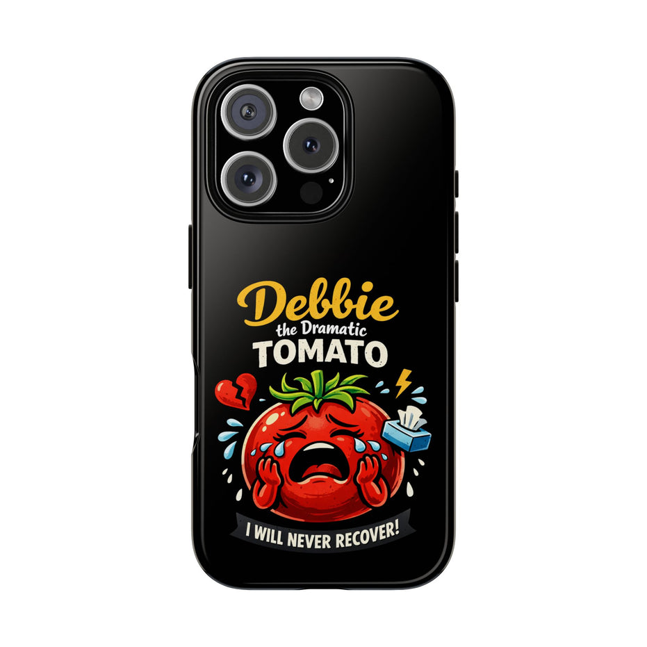 Debbie the Dramatic Tomato Phone Case — Funny Cute Protective iPhone Cover