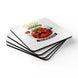Debbie the Dramatic Tomato | Funny Vegetable Coaster Set