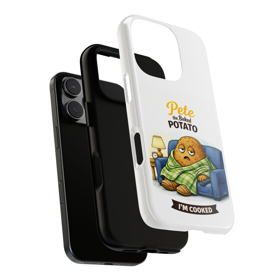 Phone Case — "Pete the Baked Potato" Funny I'm Cooked Protective Cover