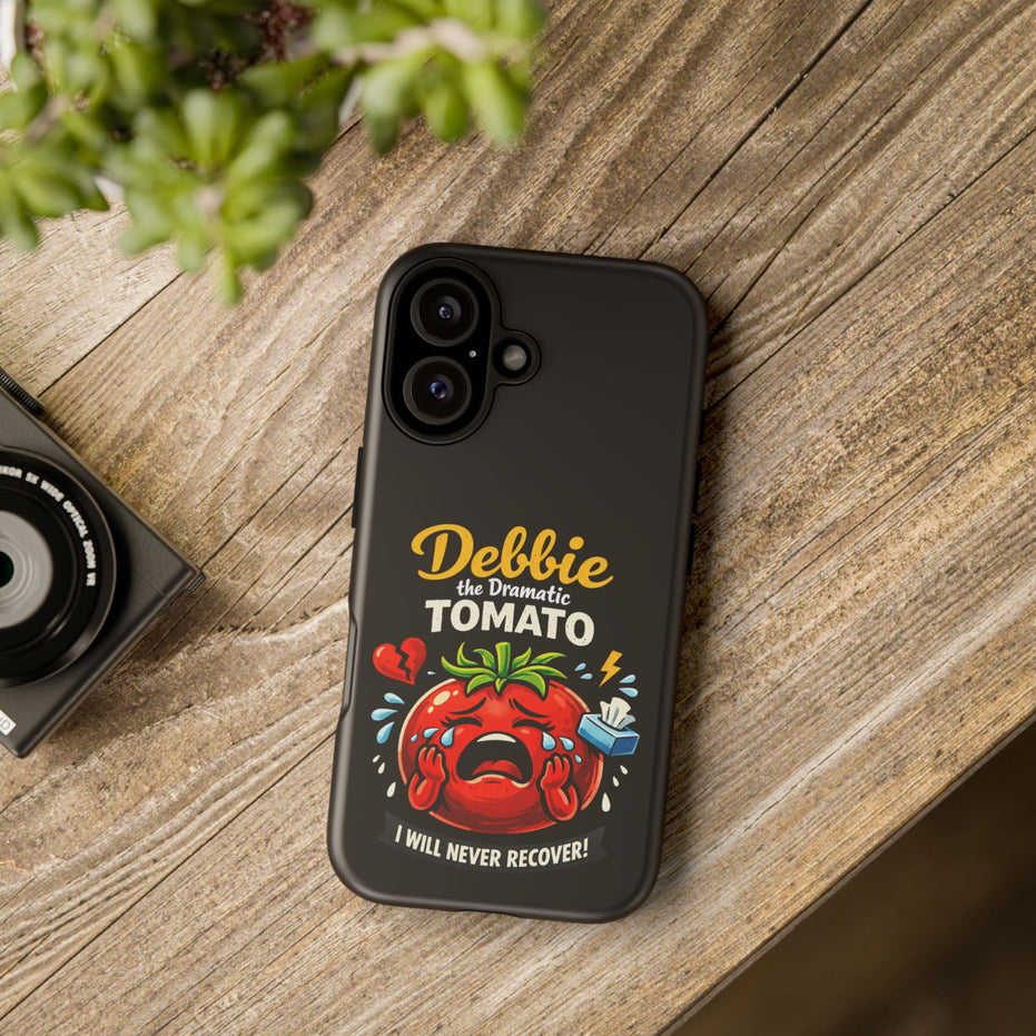 Debbie the Dramatic Tomato Phone Case — Funny Cute Protective iPhone Cover