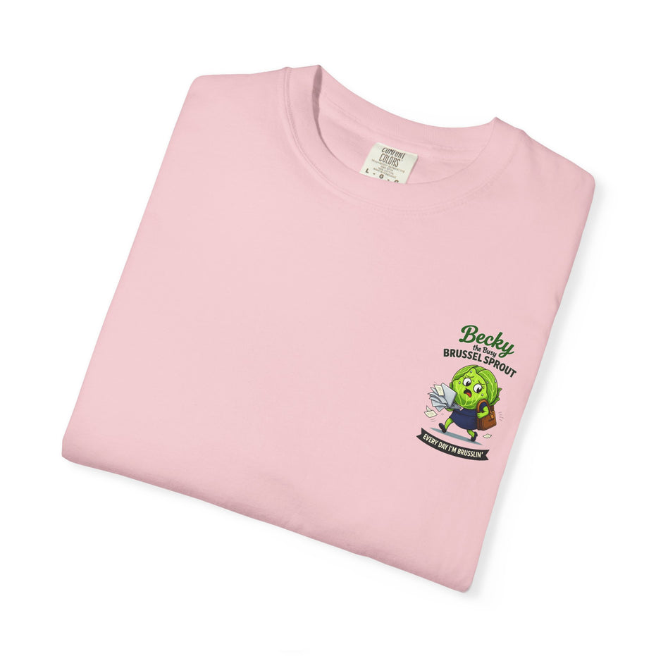 Becky the Busy Brussel Sprout | Funny Vegetable T Shirt
