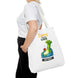 Larry the Lazy Leek | Funny Vegetable Tote Bag