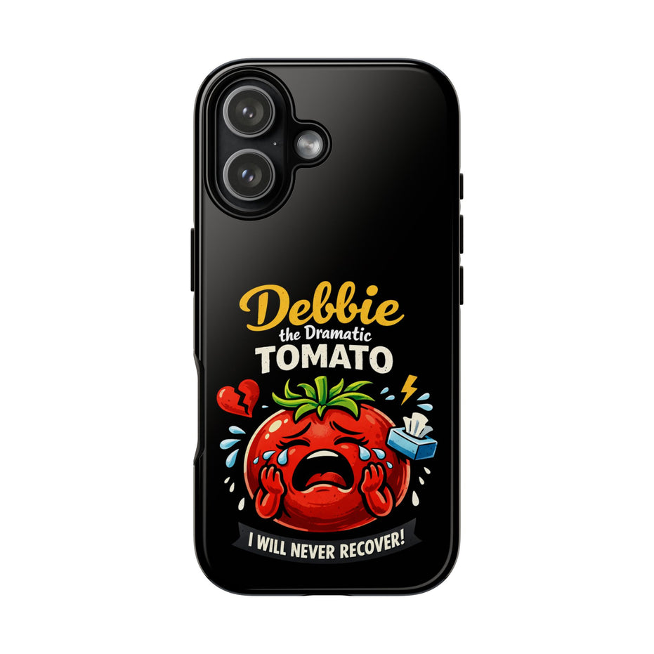Debbie the Dramatic Tomato Phone Case — Funny Cute Protective iPhone Cover
