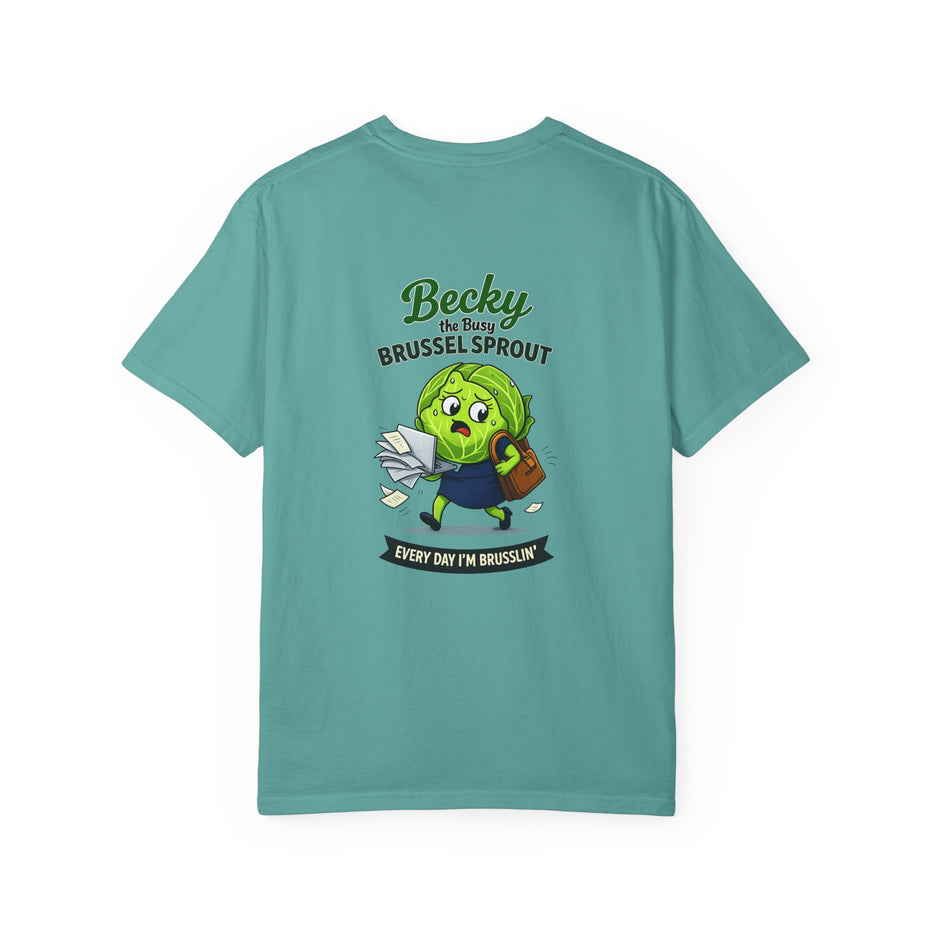 Becky the Busy Brussel Sprout | Funny Vegetable T Shirt
