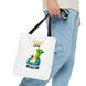 Larry the Lazy Leek | Funny Vegetable Tote Bag