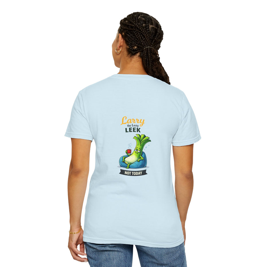 Larry the Lazy Leek | Funny Vegetable T Shirt